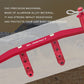 Aluminum Front & Rear Body Mounts with Body Posts Upgrade Parts for 1/10 Slash 2WD Rustler Stampede VXL Replaces #1914R RED