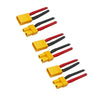 ZHOFONET 3 Pairs XT30 Pigtail,XT30 Wire XT30 Plug Male and Female Connector with 5cm 14AWG Silicone Wire for RC Lipo Battery FPV
