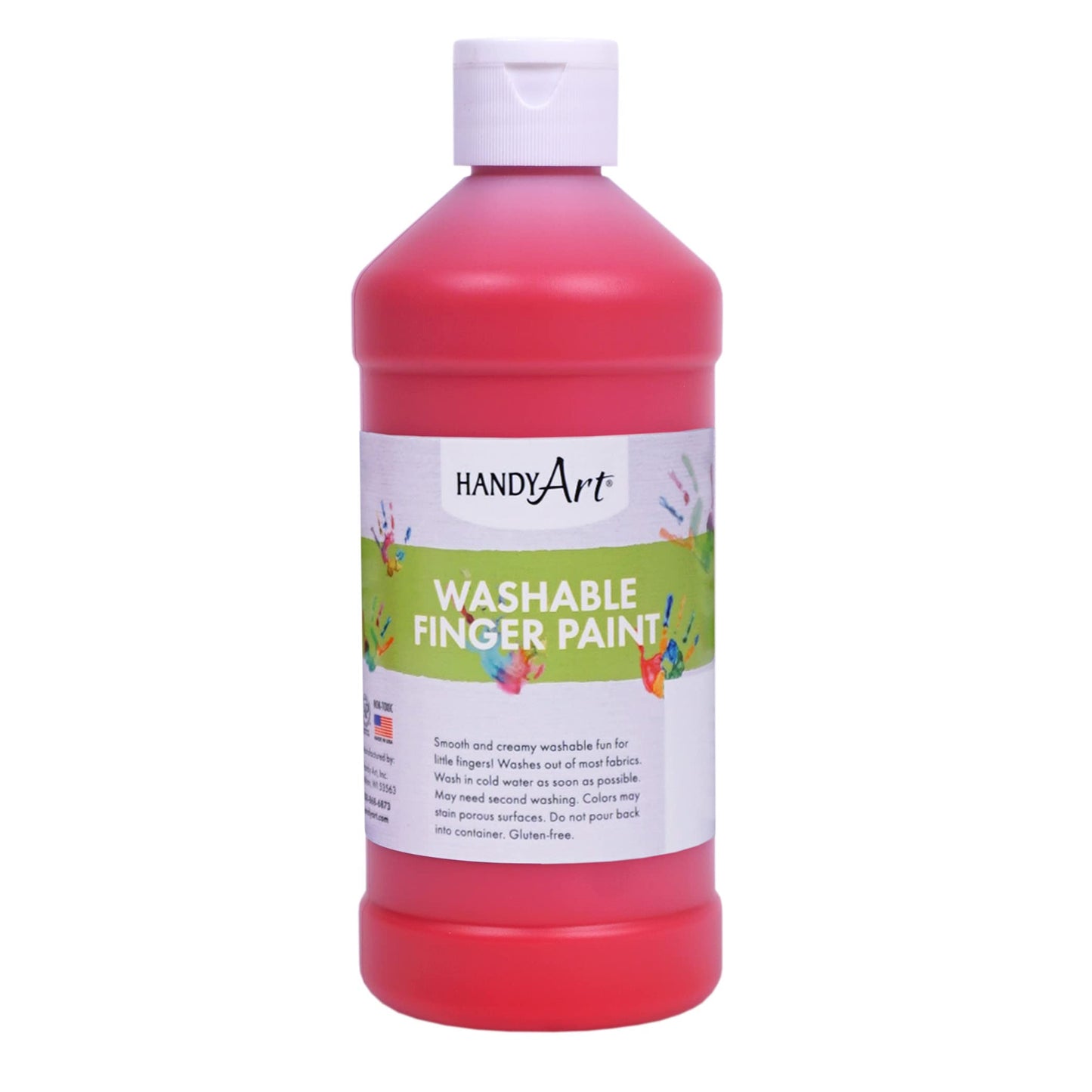 Handy Art Washable Finger Activity Paint, 128 oz, Violet