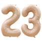 Goer Number 23 Balloons For 23Rd Birthday Party Decorations,42 Inch Jumbo Foil Helium 32 Balloons For 32Nd Birthday Party Decoration (Caramel)