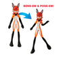 TCG Toys Bend-EMS Miraculous Ladybug Action Figures - Small Multi Plastic Model 55079