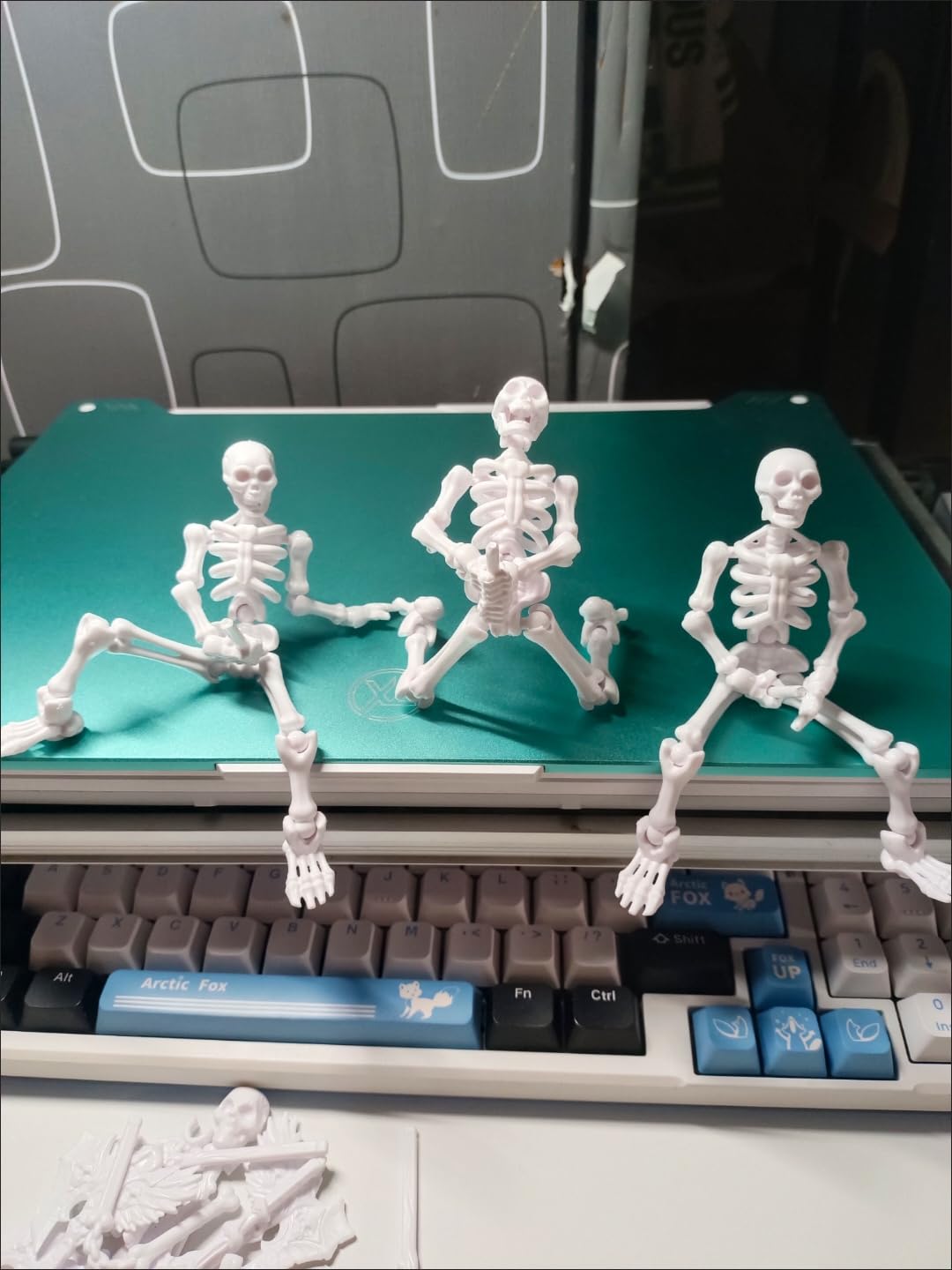 T13 Skeleton Action Figure  Movable Articulated Human Skeleton  5.12-in Action Figure Wearing Multiple Sets of   Can Be Painted  Suitable for Collectors As Desktop Decorations (3pcs)