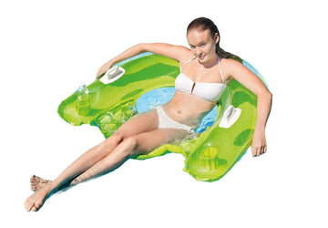 Intex Sit N Float Inflatable Lounge, 60' X 39' (Colors May Vary)(2 Pack)