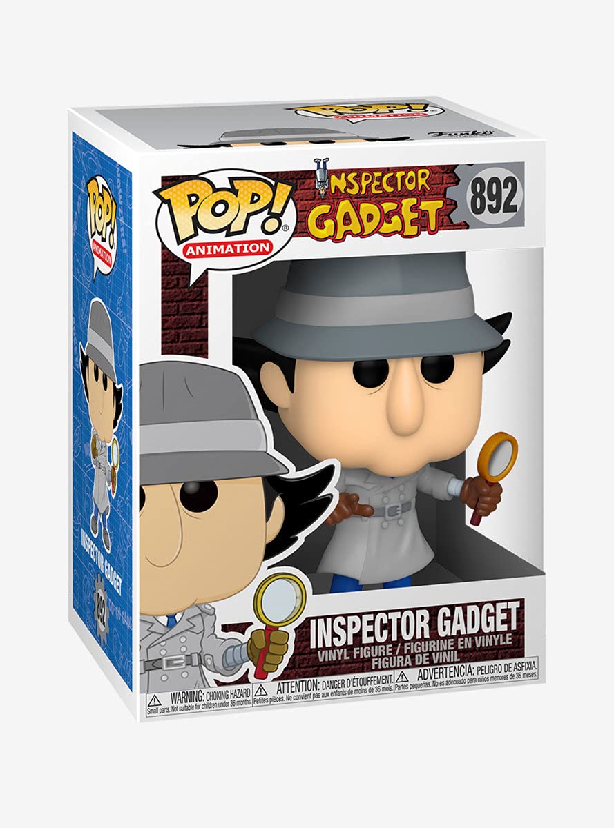 Funko Pop! Animation Inspector Gadget Vinyl Figure - Multicolour, Standard Size, Model 49268 (Styles May Vary)