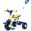KRIDDO 2 in 1 Kids Tricycles Age 18 Month to 3 Years, EVA Wheels Upgraded Trikes Gift for Toddlers 2 to 3 Year Old with Push Han