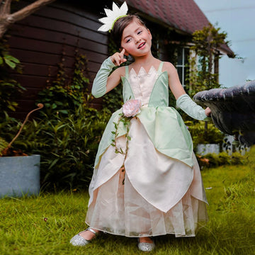 Girls Princess Tiana Dress Up Accessories - Headband For Halloween, Christmas Party Favors For Kids