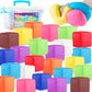 Stress Balls Fidget Toys for Kids: 24 Pack Squishy Squeeze Balls, Stretchy Toys for Anxiety Relief, Square Shape Hand Therapy Se