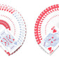 Tally-Ho Plum Blossom Flower Special Edition Playing Cards, 1 Deck, Red