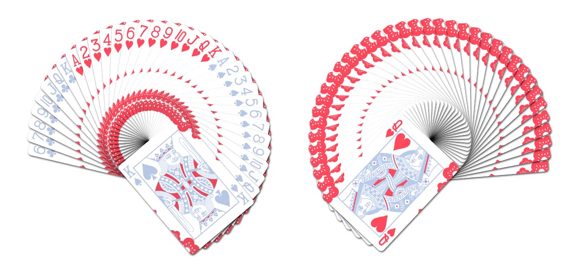 Tally-Ho Plum Blossom Flower Special Edition Playing Cards, 1 Deck, Red