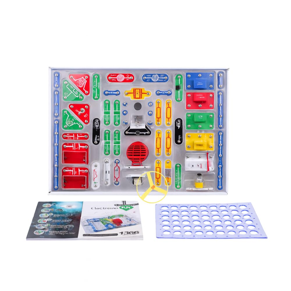 1366 Experiments Snap Circuits Smart Electronic Kit Integrated Circuit Building Blocks 1366 Experiments Educational Fun Science 
