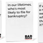 BAD PEOPLE Party Game White Expansion - 100 New Question Cards - Medium Cardstock for Fun Parties - Model DYE5000