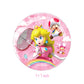GYSIXGAOSU 41Pcs Princess Peach Birthday Decorations, 20 Plates, 20 Napkins and 1 Tablecover for Princess Peach Birthday Party S