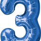 Anagram Balloons 2827901 Foil Balloon, 34, Blue