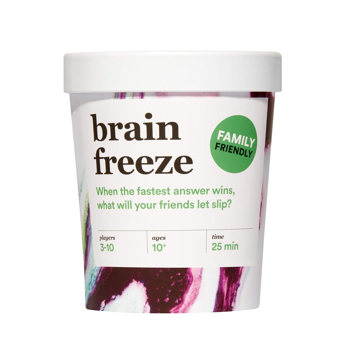 Brain Freeze Party Game - The Hilarious Speak-Before-You-Think Family Card Game - for Kids  Tweens  Teens  College Students  mature-themeds and Families  at Fun Parties and Board Games Night with Your Group