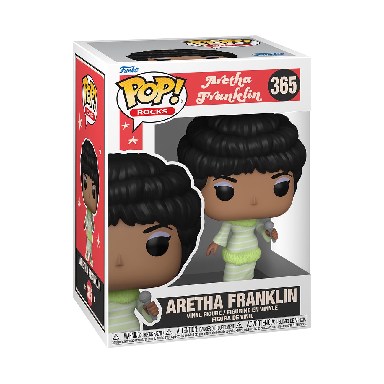 Funko Pop! Rocks: Aretha Franklin - (Green Dress) - Collectable Vinyl Figure - Gift Idea - Official Merchandise - For Kids & Adults - Music Fans - Model Figure For Collectors And Display