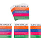 YEHUA! Totika Therapy Game Five Card Set with 48 Colored Stackable Blocks - Self Esteem  Junior  Teen/mature-themed  Life Skills and Icebreaker - A Game of Fun  Skill and Communication