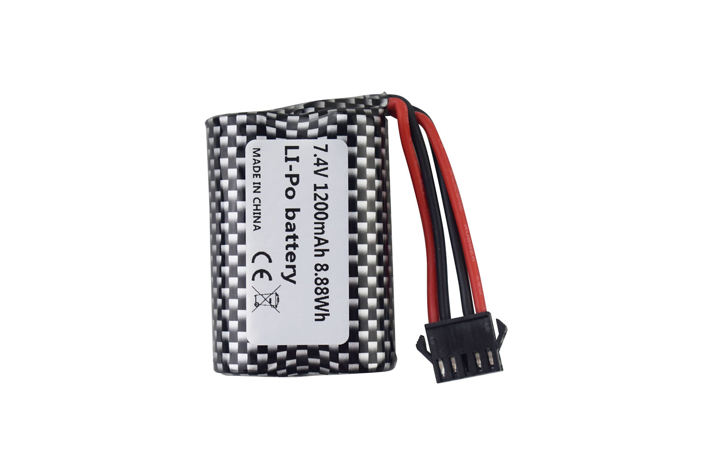 sea jump Accessories 2PCS 7.4V 1200mah Lithium Battery for R208 R308 2008 R206 TX122 TX123 H106 V003 RC Remote Control Boat Batt