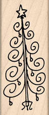 Stamps by Impression Christmas Tree Rubber Stamps (904a)