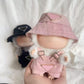 Doll Clothes  Fashion Style Set for 5.91-6.69 Dolls  Unique Style Doll Outfit with Accessories  Pink Overalls & Hat  No Doll