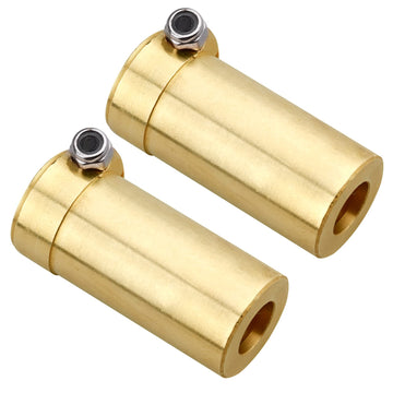 Heavy Duty Brass Rear Straight Axle Rear Lock-Out Adapter for 1:10 Axial SCX10 II 90046 RC Crawler Car Upgrades