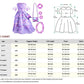Princess Costume Dress For Girls Birthday Halloween Party Dress Up With Bag,Leis Necklace Headband Accessories