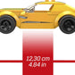 Mega Hot Wheels Building Toy Race Car Playset, 17 Camaro With 89 Pieces, 1 Micro Action Figure Driver, Yellow, Kids Age 5+ Years