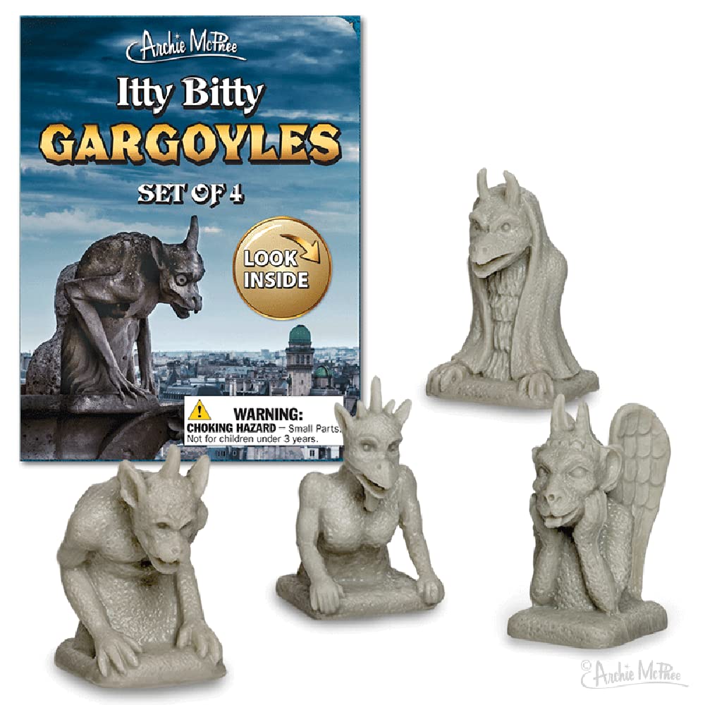 Mcphee Archie 12987 Itty Bitty Gargoyles Figurines | Set Of 4