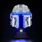 Vonado Led Light Kit Compatible With Lego The Mandalorian Helmet 75328 (Lights Only, No Models) Creative Lighting Set Accessories Compatible With Lego 75328 Building Set