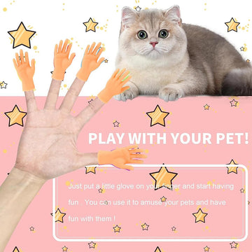 30 Pcs Tiny Finger Hands Mini Rubber Finger Puppets, Miniature Small Hands Ealistic Cute Little Hand Finger For Gifts Puppet Show Prank Gag Performance Party Favors