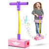 Criyale Kids Pogo Jumper Fun And Safe Pogo Stick For Toddlers, Durable Foam Bungee Jumping Stick Makes Squeaky Sounds Improves B