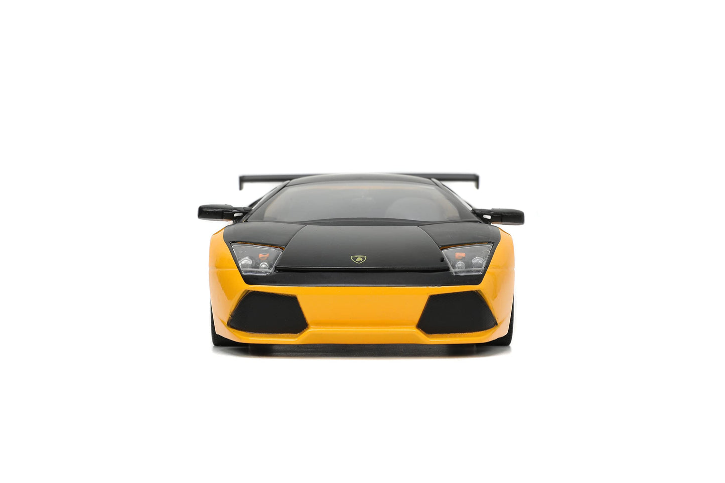Jada Toys Hyper-Spec 1:24 Lamborghini Murcielago LP 640 Die-cast Car Yellow/Black, Toys for Kids and Adults