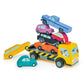 Tender Leaf Toys  Stacking Cars  7 Wooden Stacking Toy Cars And A Wheeled Truck For Toddler Boys And Girls  Boost Fine Motor 