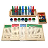 Kghios Montessori Long Division Board (Test Tube Division Group),Montessori Math Toys Materials for Toddlers,Mathematics Teachin