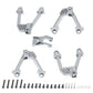 Treehobby 4PCS CNC Aluminum Front/Rear Adjustable Shock Mounts Compatible with Axial SCX10 SCX10 II 90046 90047 1/10 RC Crawler