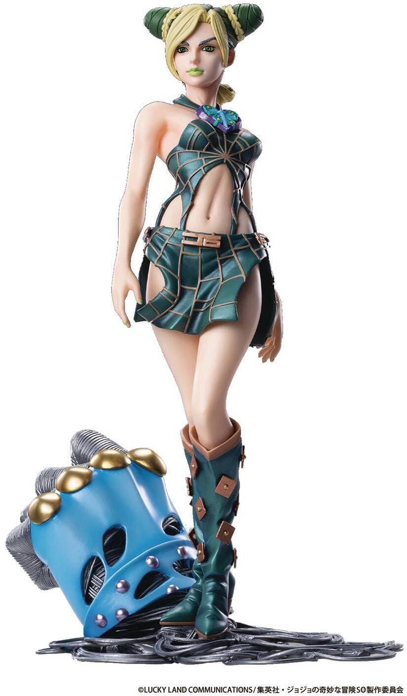Medicos JoJo’s Bizarre Adventure Jolyne Cujoh PVC Figure - Multicolor, Model ME44290, Collectible Art Toy