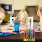 Lot Of 36 Assorted Color Crayon Shaped Erasers