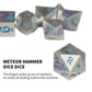 GU BEI TE Metal DND Dice Set,Dragons and Warriors DND Dice 7-Pcs Metal Polyhedral Dice Set for Dungeons and Dragons RPG MTG Tabl