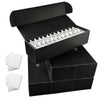 Fageverld Trading Card Storage Box, Cardboard Card Boxes With Dividers For Tcg/Mtg/Magic/Baseball/Sports Cards Collection, Black