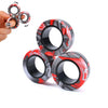 3Pcs Magnetic Rings Fidget Toy Set, Idea Adhd Anxiety Magnetic Fidget Toys Adults Fidget Spinner Rings For Relief, Easter Basket