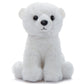 The Petting Zoo Polar Bear Stuffed Animal Plushie, Gifts For Kids, Wild Onez Babiez Zoo Animals, Polar Bear Plush Toy 6 Inches