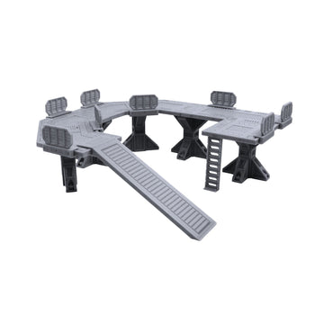 EnderToys Mid-Level Industrial Skirmish Field  Terrain Scenery for Necromunda  Kill Team  Compatible with Sector Mechanicus  3D Printed and Paintable