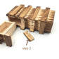 Ahyuan 3D Wooden Money Holder Puzzle Box - Difficult Brain Teaser with Secret Drawer - PUZZLEBOX IQ Toy for Adults
