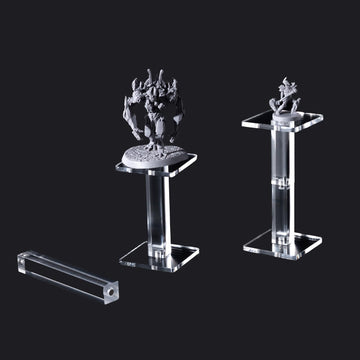 Kalami 2 Sets Flying Miniatures Magnetic Combat Riser For Dnd With 2'' Base, 3D Single Flyer Riser For Ttrpgs And Board Games