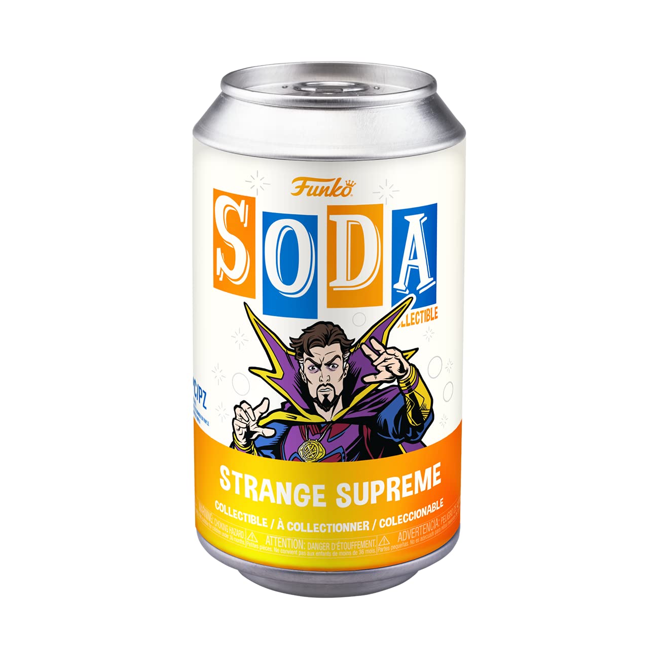 Funko Vinyl Soda: Marvel Friday - Doctor Strange Supreme - What If - 1/6 Odds For Rare Chase Variant - Marvel Comics - Collectable Vinyl Figure - Gift Idea - Official Merchandise - For Kids & Adults