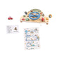UJEAVETTE Baby Busy Board Interactive Wooden Sensory Toys for Baby Children Boys Girls