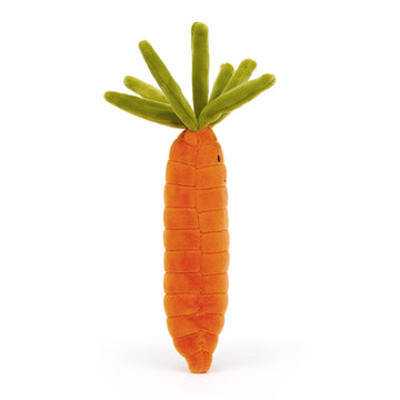 Jellycat Vivacious Vegetables Carrot Stuffed Toy, 6.5 Inches | Vegetable Plush | Great Gift Idea