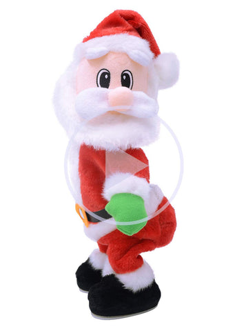 Niuxtool Twerking Santa Claus, Twisted Hip, Singing And Dancing Electric Plush Toy, Gifts For Kids And Women-Sing In English
