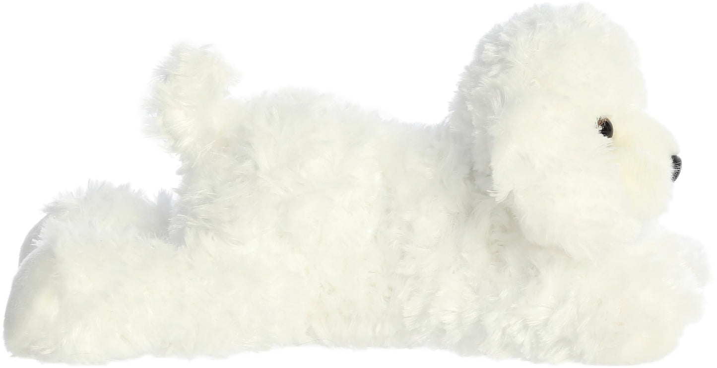 Aurora Adorable Flopsie Bonita Stuffed Animal - Playful Ease - Timeless Companions - White 12 Inches