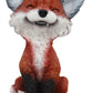 Gifts & Decor Ebros Sinister Pets Collector Teehee Grinning Sly Fox Figurine 4.25' H Red Fox Figurine