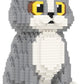 Larcele Cat Micro Building Blocks Animal Set, Diy Mini 3D Building Toy Bricks Kit,985 Pieces Kljm-05 (Scottish Fold)